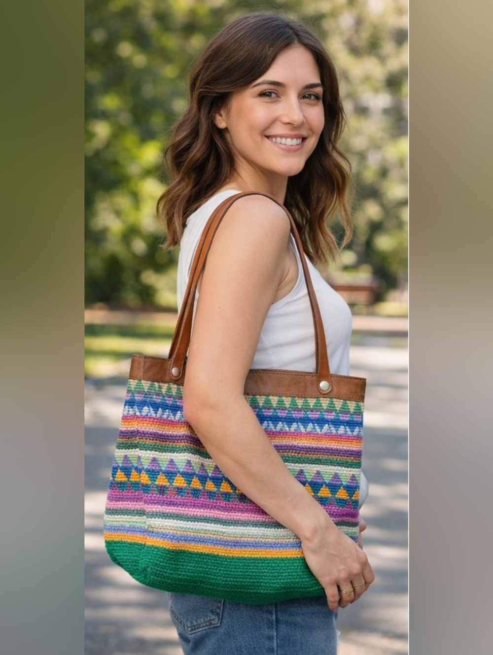 hand woven Tote Bag